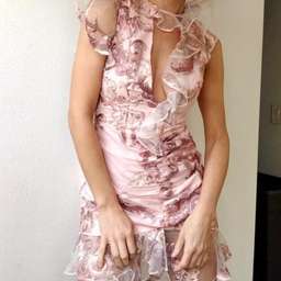 Atoir Stars valentines Mini Dress Pink Size 6 for rent on The Volte - image 5