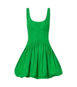 Oroton Short Tie Back Dress in Jewel Green Size AU 14 for rent on The Volte - image 7