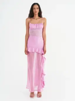 Benni Delilah Maxi Dress in Bubblegum Size S / AU 8 for rent on The Volte - image 1