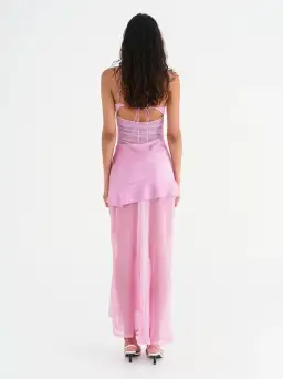 Benni Delilah Maxi Dress in Bubblegum Size S / AU 8 for rent on The Volte - image 3