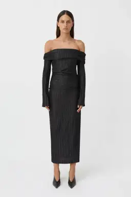 Camilla and Marc Shaw Midi Dress Black Size 12 for rent on The Volte - image 1