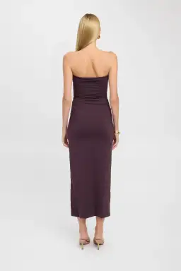 Kookai Tayla Trim Dress Cocoa Size 10 for rent on The Volte - image 2