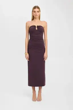 Kookai Tayla Trim Dress Cocoa Size 10 for rent on The Volte - image 1