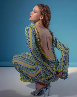 Lamperos Atelier Perseus Maxi Dress Multi One Size for rent on The Volte - image 2