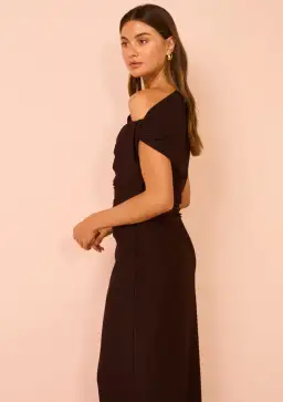 Camilla & Marc Annalise Maxi Dress Chocolate Brown Size 8 for rent on The Volte - image 2