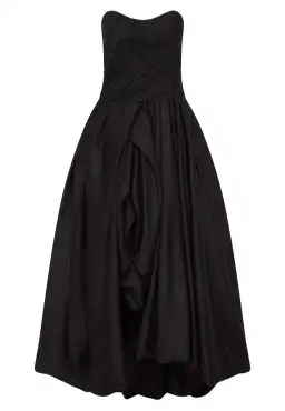 Aje Spatial Maxi Dress Black Size 4 for rent on The Volte - image 4