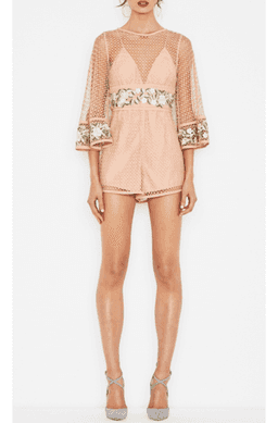 Alice McCall All Eyes On You Playsuit Nude Blush 8