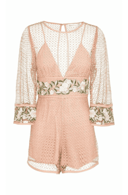 Alice McCall All Eyes On You Playsuit Nude Blush 8