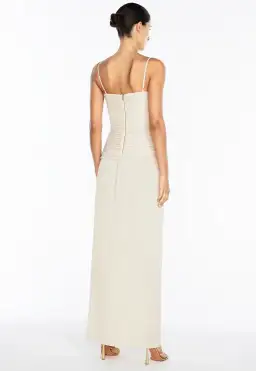 Manning Cartell Double Time Pleat Dress in Nougat Size 6 for rent on The Volte - image 4