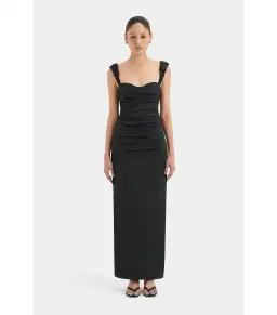 Sir the Label Azul Balconette Gown Black Size AU 8