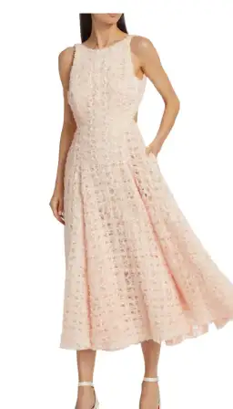 AJE Quintette Midi Dress in Pink Size 10 for rent on The Volte - image 1