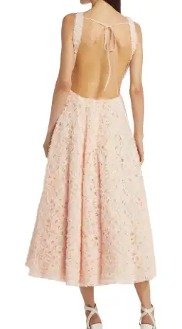 AJE Quintette Midi Dress in Pink Size 10 for rent on The Volte - image 2