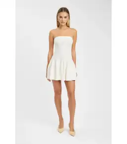 Kookai Belle Mini Dress Coconut Milk Size AU 8 for rent on The Volte - image 1