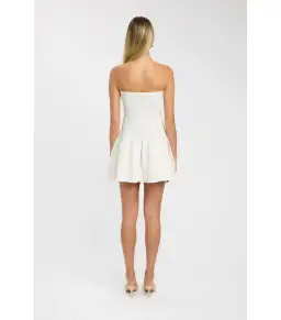 Kookai Belle Mini Dress Coconut Milk Size AU 8 for rent on The Volte - image 3