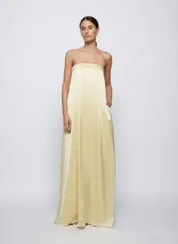 Anna Quan Delfina Dress in Champagne Size AU 8 for rent on The Volte - image 1