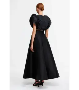 Acler Warburton Top and Skirt Set Black Size AU 12 for rent on The Volte - image 2
