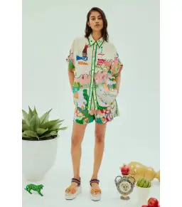 Alemais Nadia Shirt and Short Set Print Size AU 6