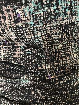 Iro Print Dress Heidi Black Grey Size 10 for rent on The Volte - image 4