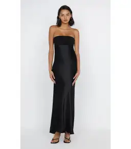 Bec & Bridge Zari Strapless Dress in Black Size AU 10