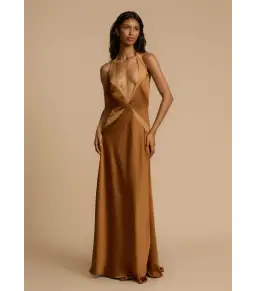 Arcina Ori Devora Dress Brown Size AU 6