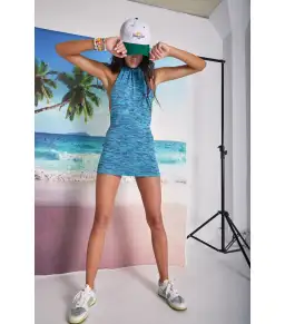 Bamba Swim Bounty Dress in Aqua Size S / AU 8 for rent on The Volte - image 1