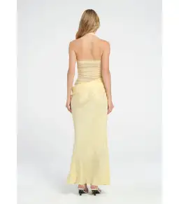 Benni Gina Maxi Dress Butter Yellow Size AU 10 for rent on The Volte - image 5