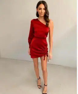 Kookai Vangeline Dress in Boysenberry Size 40 /AU 12 for rent on The Volte - image 1