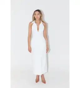 Odd Muse The Ultimate Muse Collar Maxi Dress White Size 12