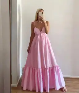 Steele Leonora Maxi Dress Pink Size M / Au 10 for rent on The Volte - image 4