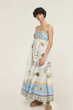 Alemais Bath House Sundress Print Size 16 for rent on The Volte - image 2