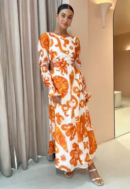 Kate Ford Elis Cut Out Gown Multi Size 4 / AU 14