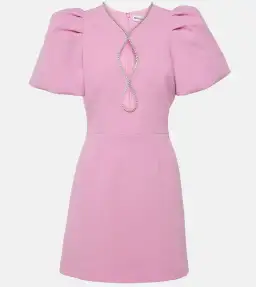 Rebecca Vallance Karina Puff Sleeve Mini Dress Pink Size AU 10 for rent on The Volte - image 5