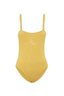 Aje Emma Bodysuit Yellow Size 8