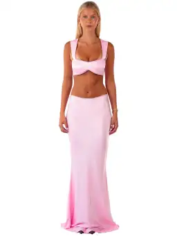 I Am Delilah Penelope Bralette and Maxi Skirt Set Quartz Size S / AU 8 for rent on The Volte - image 1