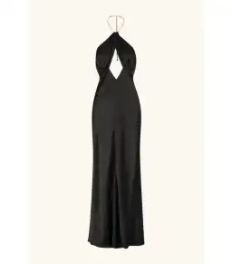 Shona Joy Lydie Chain Halter Neck Dress Black Size AU 8  for rent on The Volte - image 7