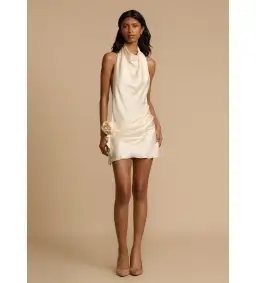 Arcina Ori Rosa Mini Dress Ivory Size 6 for rent on The Volte - image 1