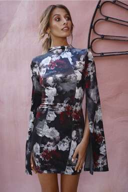 Mossman Poison Arrow Floral Cut-Out Mini Dress Size 8 for rent on The Volte - image 4