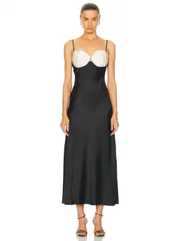 Rachel Gilbert Ryder Dress Black/Ivory Size 1 / AU 8 for rent on The Volte - image 2