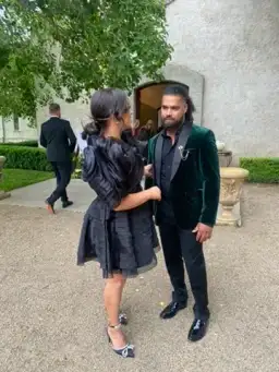 Aje Amour Ruffle Mini Dress Black Size 8 for rent on The Volte - image 7