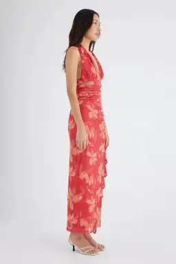 Benni Penelope Maxi Dress in Hibiscus Floral Size 8 for rent on The Volte - image 4