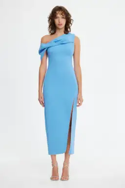 Acler  Ashford Maxi Dress in Capri Blue Size 12 for rent on The Volte - image 1