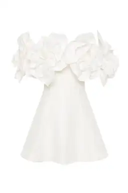 Aje Etta Mini Dress Ivory Size AU 10 for rent on The Volte - image 5