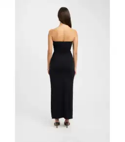 Kookai Tayla Trim Maxi Dress Black Size AU 6 for rent on The Volte - image 3