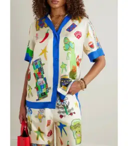 Alemais Rollers Shirt And Pants Set Print Size AU 10 for rent on The Volte - image 2