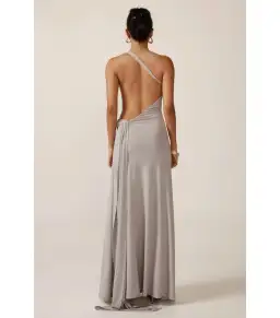 Ance Gria Gaia Gown in Silver Blue Size XS / AU 6 for rent on The Volte - image 4
