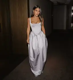 Effie Kats Florentino Gown Pale Blue Size S / AU8  for rent on The Volte - image 1