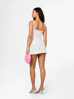 Clio Peppiatt Bridal Crystal Dress Ivory Size M / AU 10 for rent on The Volte - image 2