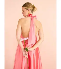 Hansen and Gretel Gateau Gown in Watermelon Size AU 8  for rent on The Volte - image 3