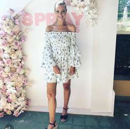 Steele Catalina Flare Dress Print Size 8  for rent on The Volte - image 2