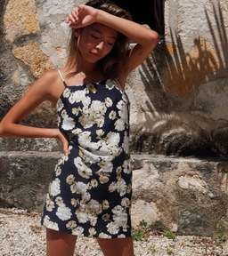 Sir The Label Bellagio Dress Navy 8